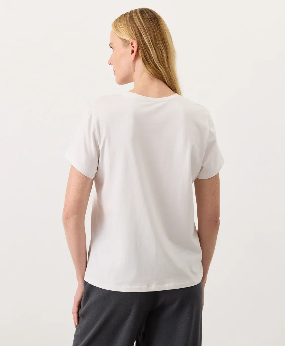 clearance luxe essential crewneck tee
