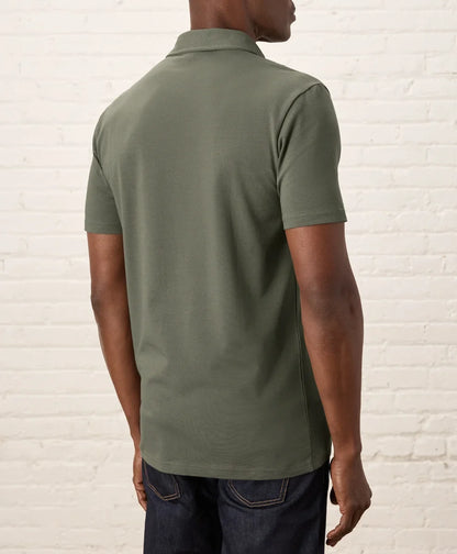 luxe essential slim polo