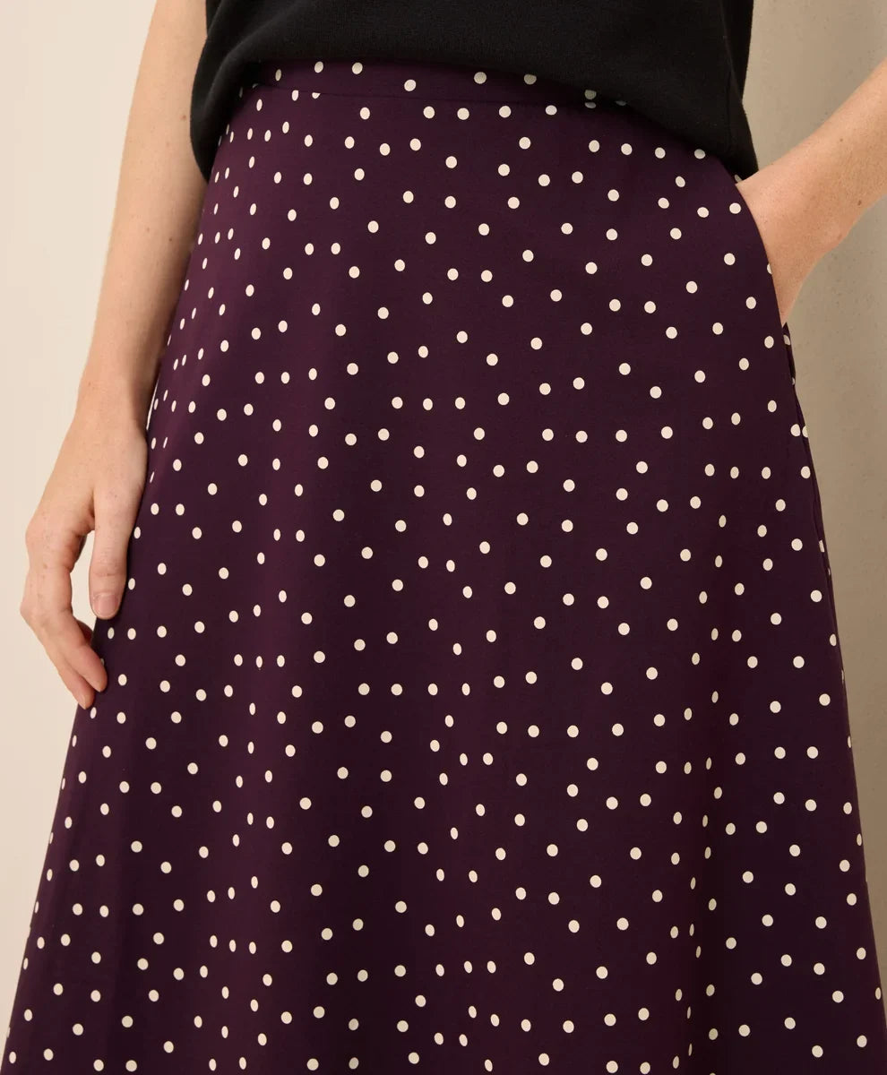 clearance fit & flare midi skirt