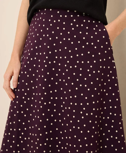 clearance fit & flare midi skirt