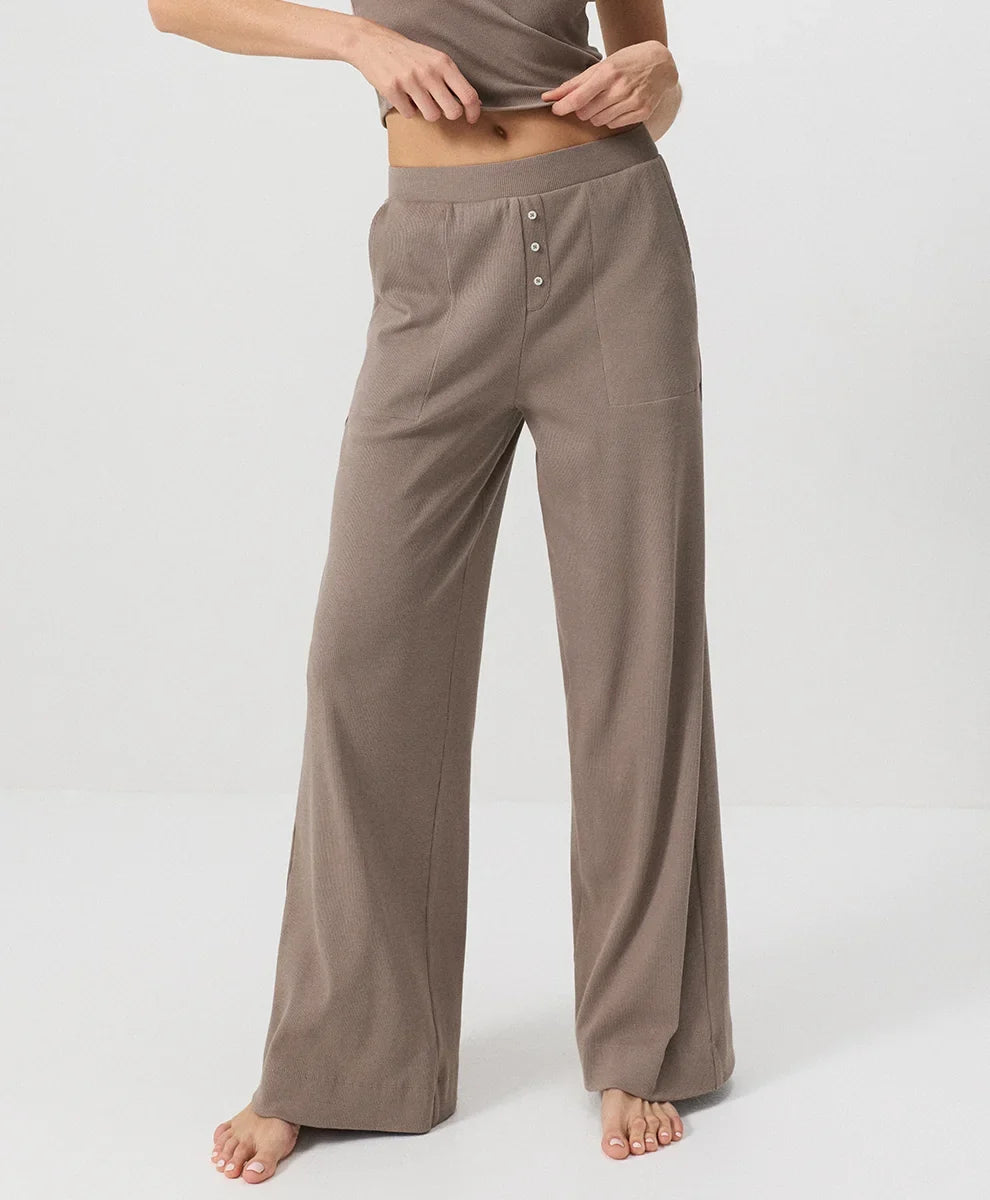 clearance dream rib wide leg lounge pant