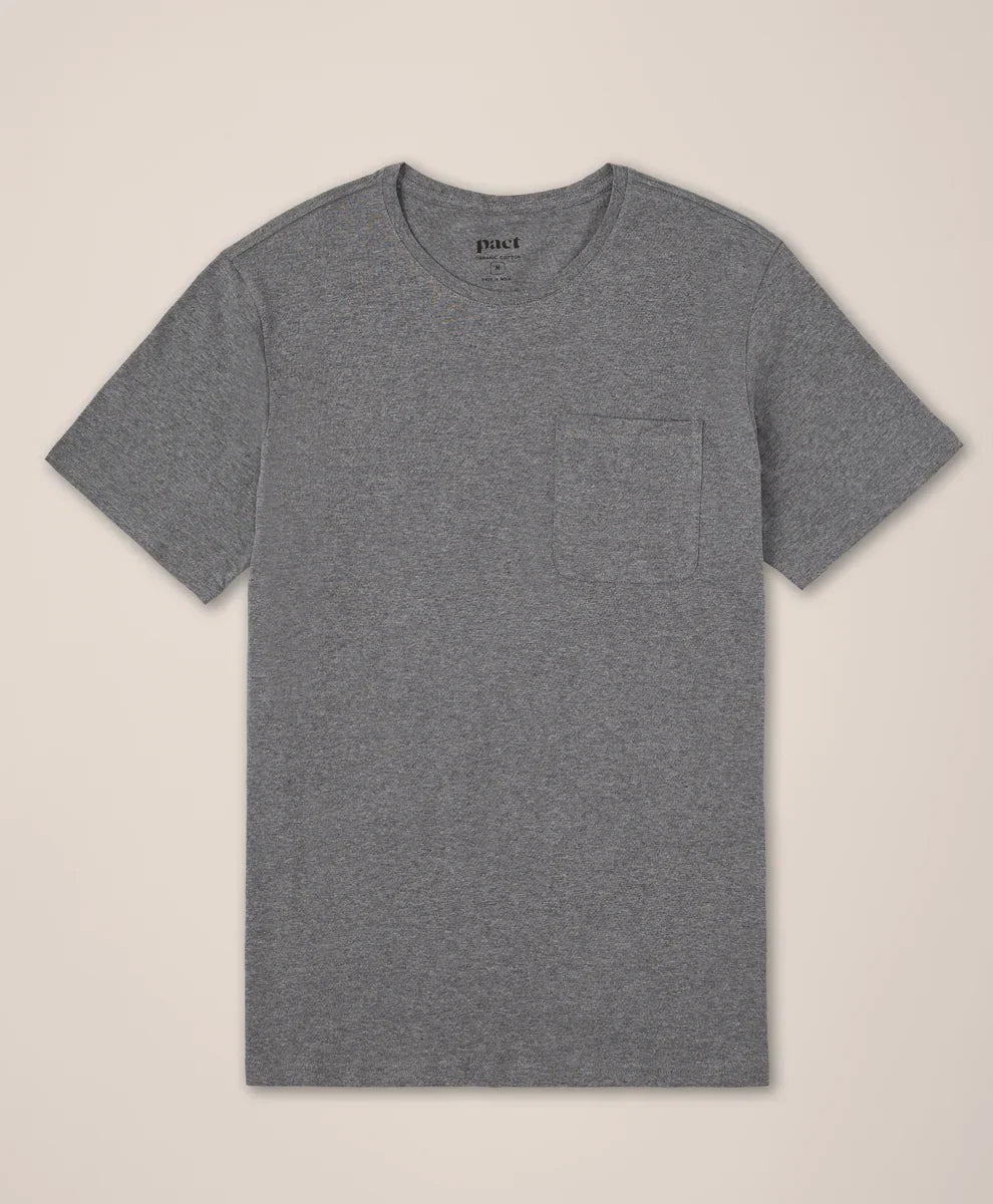 softspun essential pocket crew tee