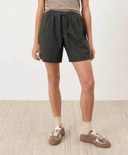 clearance stretch poplin short