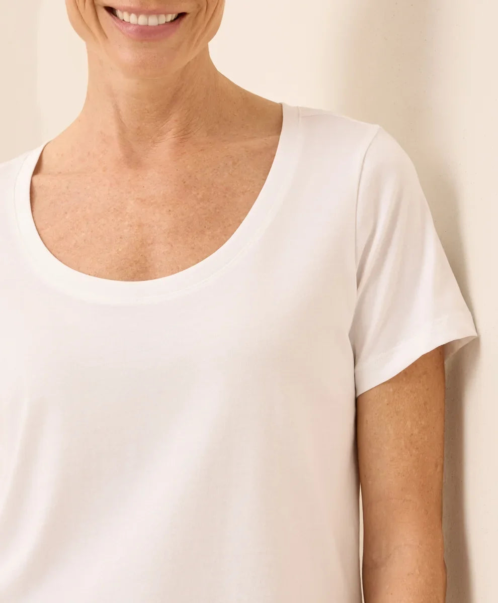 clearance softspun scoop neck tee