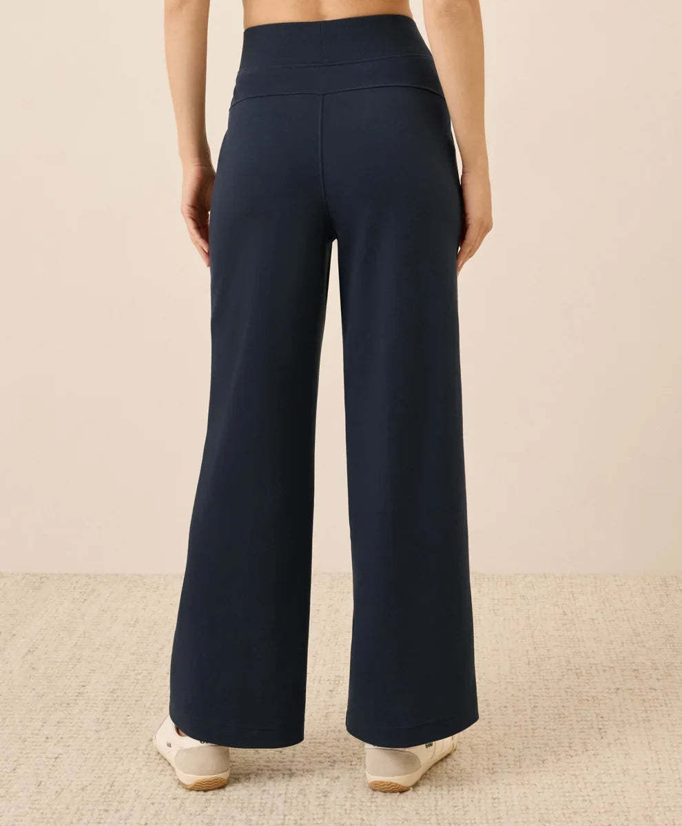 clearance airplane pintuck wide leg pant