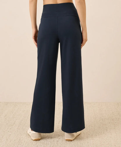 clearance airplane pintuck wide leg pant