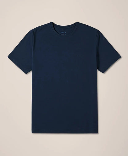 luxe essential classic fit crewneck tee