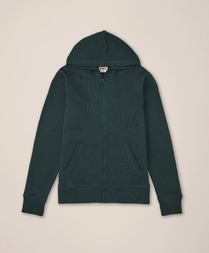 clearance brushed fleece zip hoodie