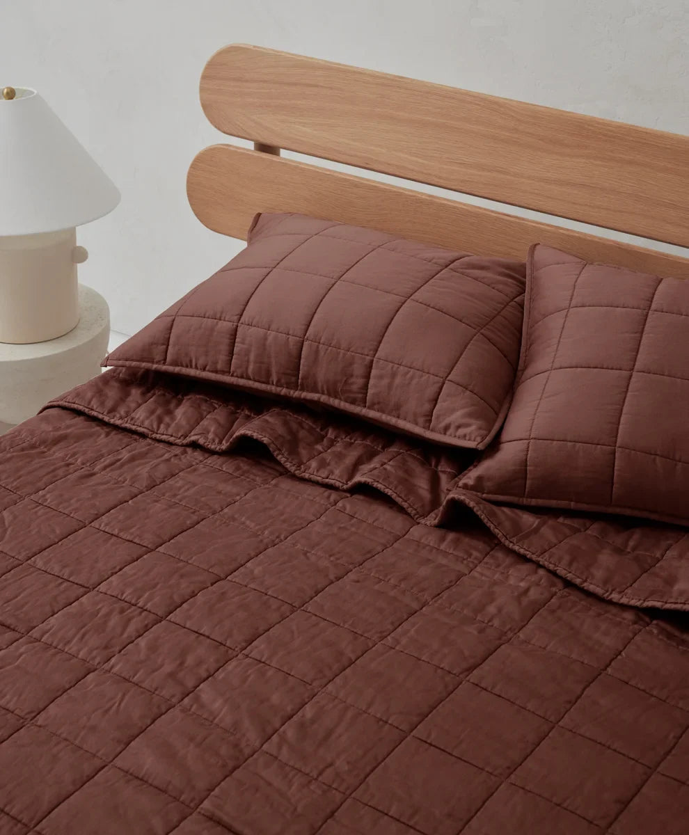 organic quilted sham 2-pack