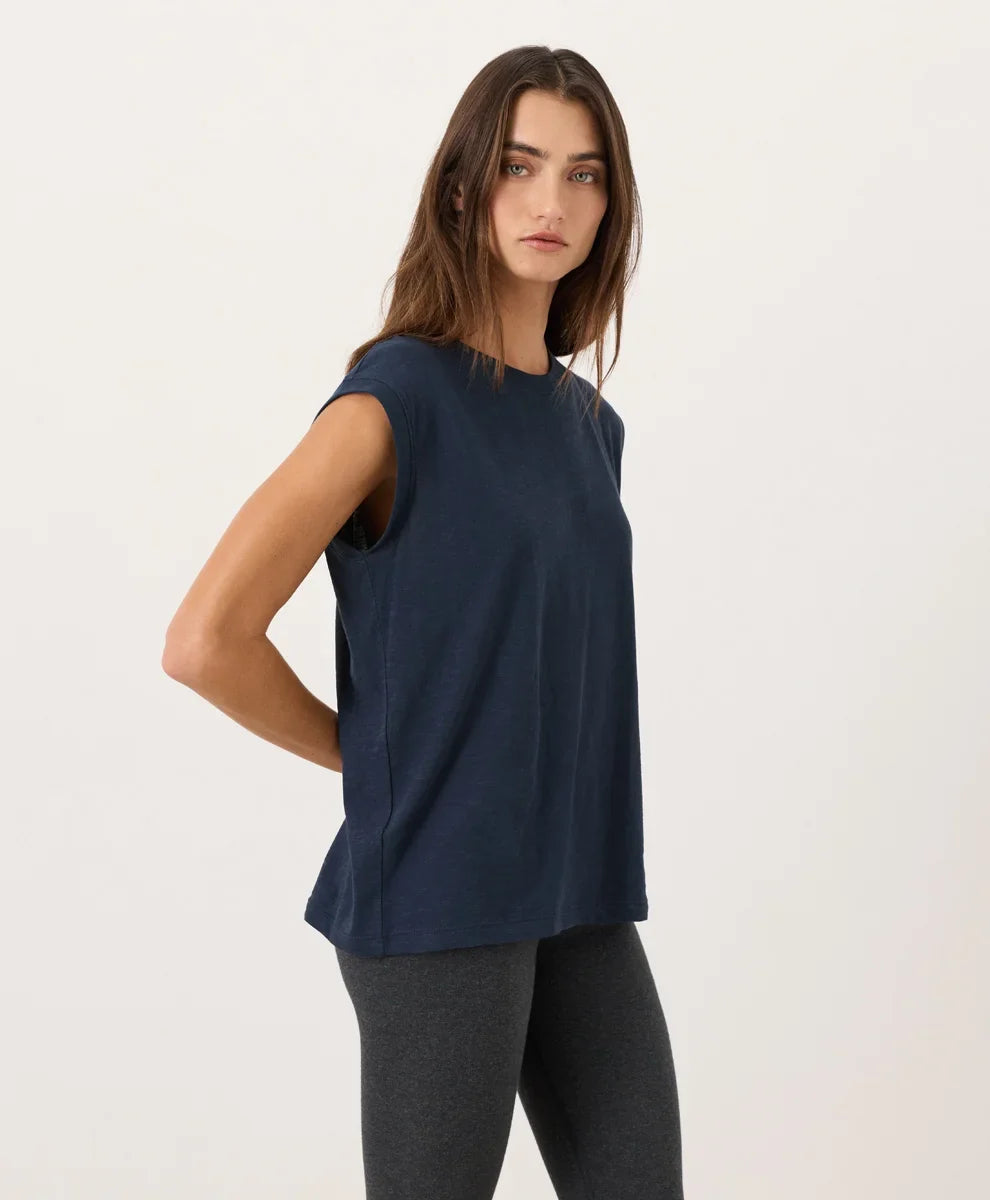 clearance featherweight slub relaxed muscle tee