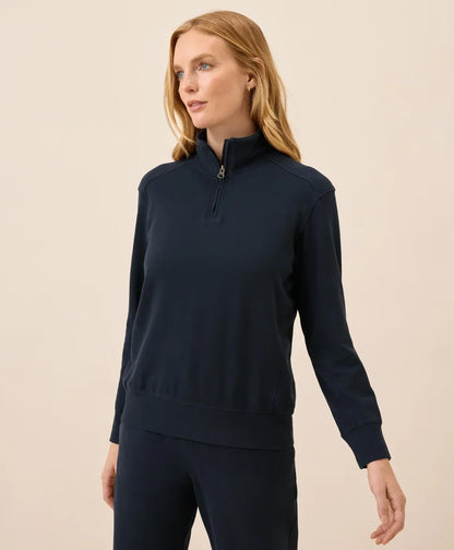 clearance cloudknit quarter zip