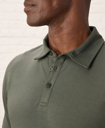 luxe essential slim polo