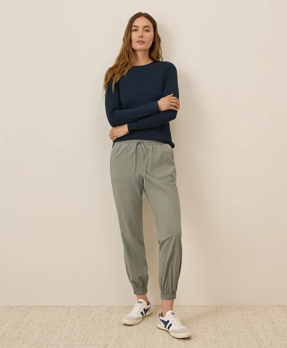 clearance luxe stretch jersey slim long sleeve tee