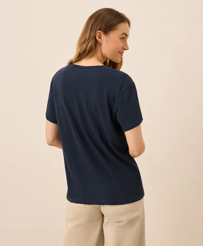 clearance featherweight slub relaxed crewneck tee
