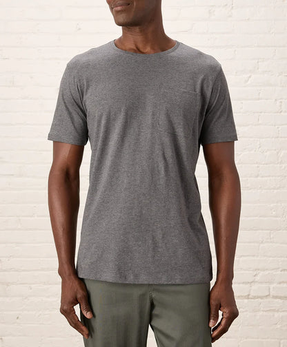 softspun essential pocket crew tee