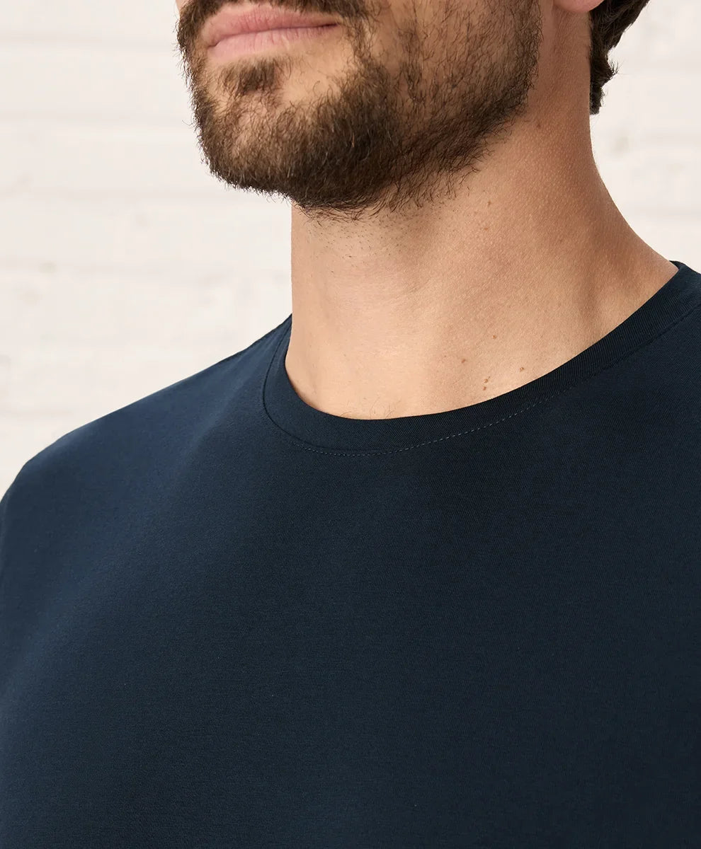 luxe essential slim fit crewneck tee
