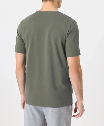 luxe essential classic fit crewneck tee