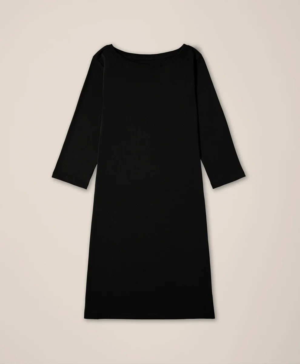 clearance softspun boat neck dress