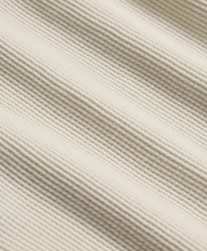 clearance thermal waffle wide leg pant