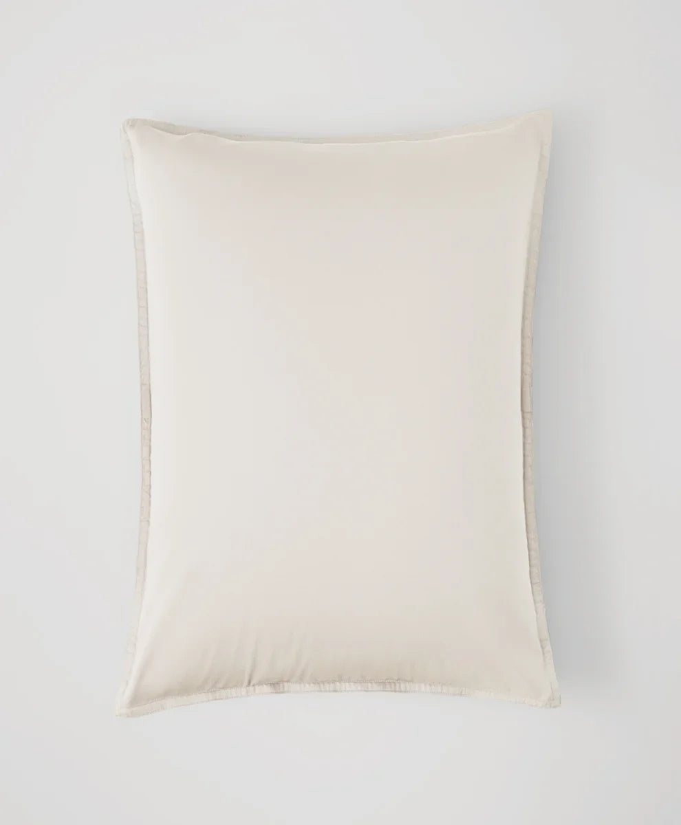 organic room service sateen sham 2-pack
