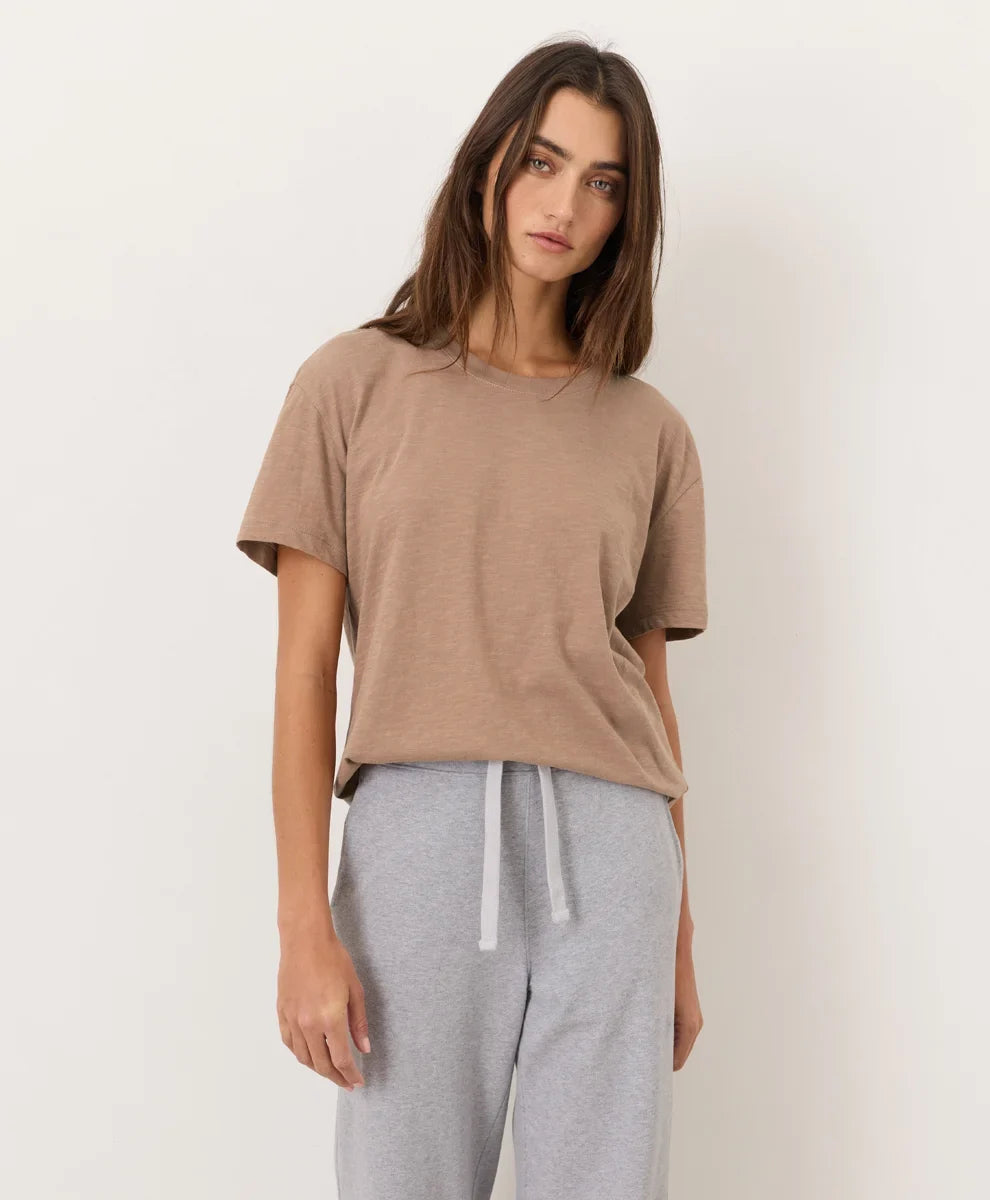 clearance featherweight slub relaxed crewneck tee