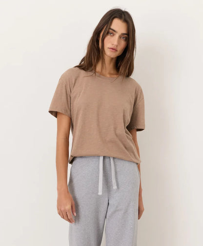 clearance featherweight slub relaxed crewneck tee