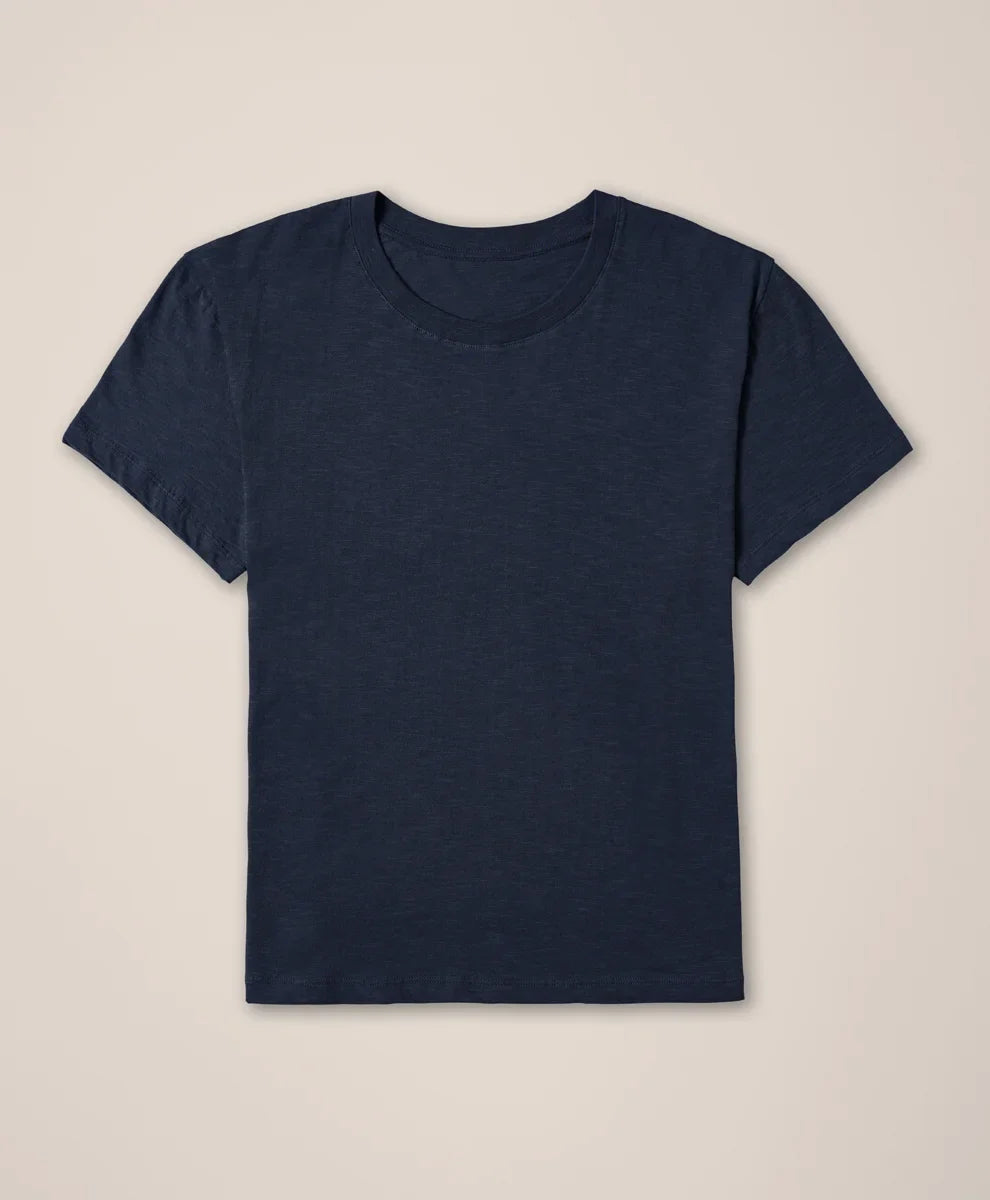 clearance featherweight slub relaxed crewneck tee