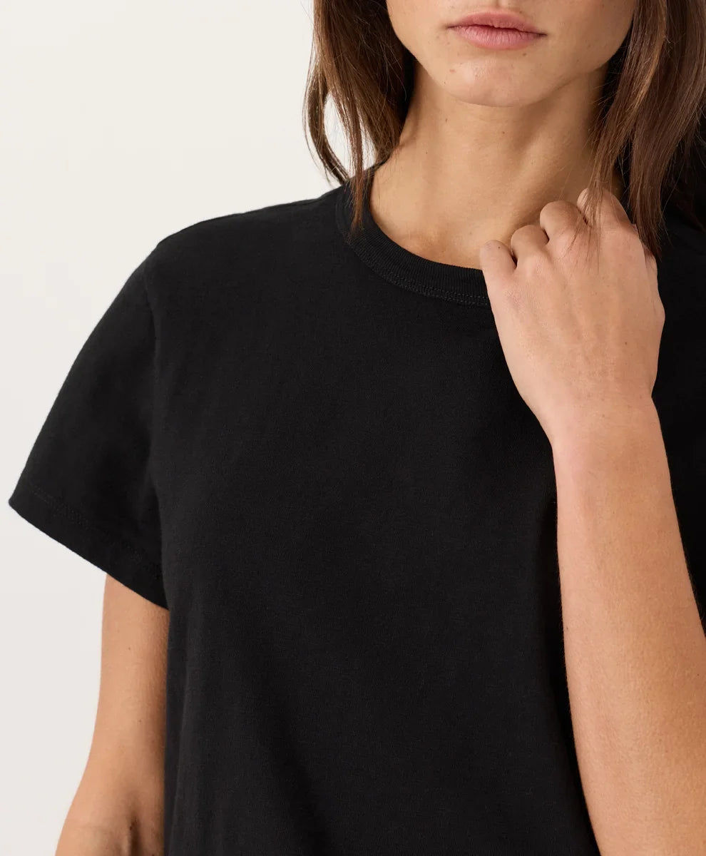 soft-slub essential crewneck tee