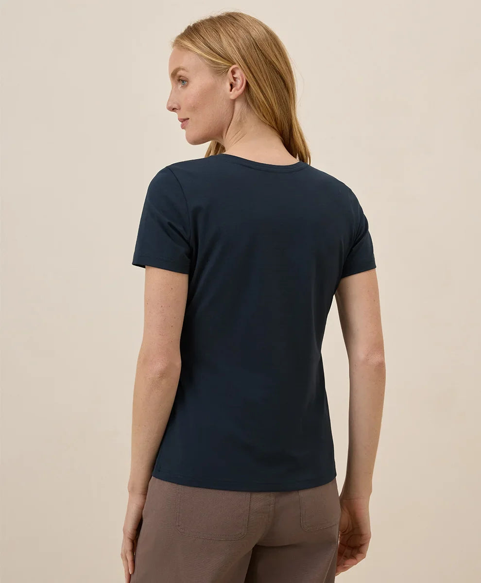 clearance luxe stretch jersey slim tee