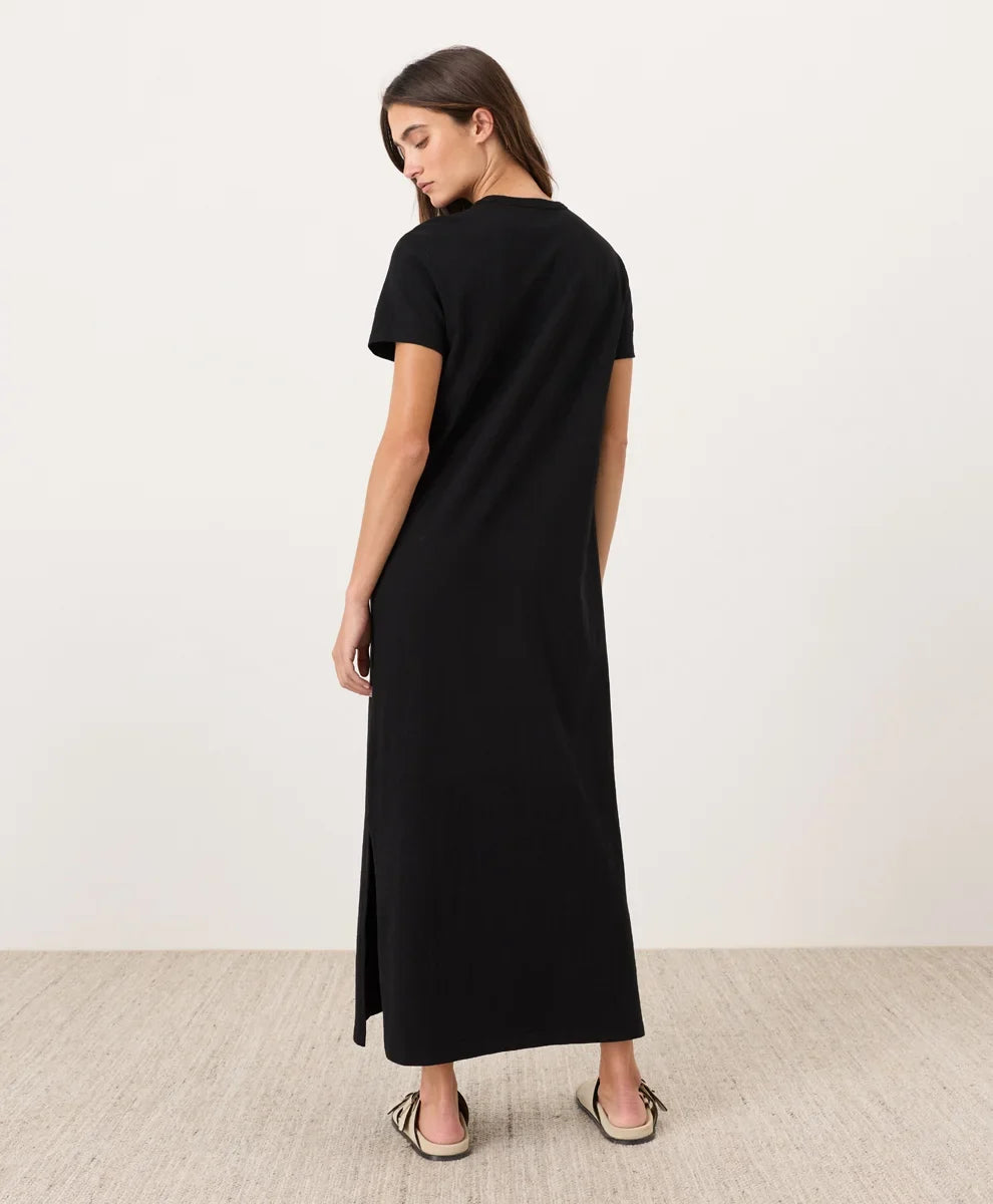 clearance soft-slub essential easy tee maxi dress