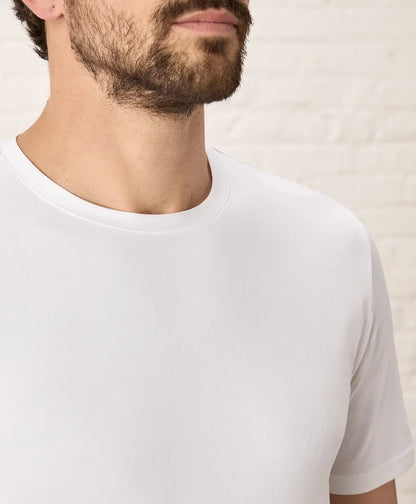 luxe essential slim fit crewneck tee