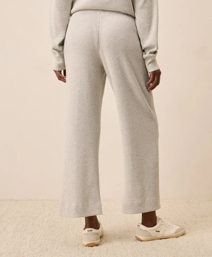 clearance thermal waffle wide leg pant