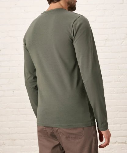 luxe essential slim long sleeve tee