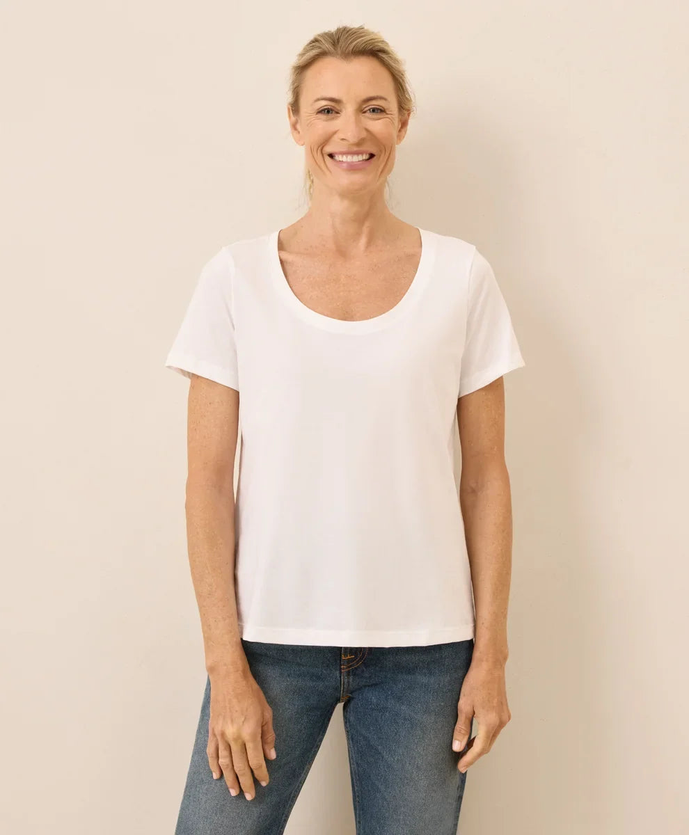 clearance softspun scoop neck tee