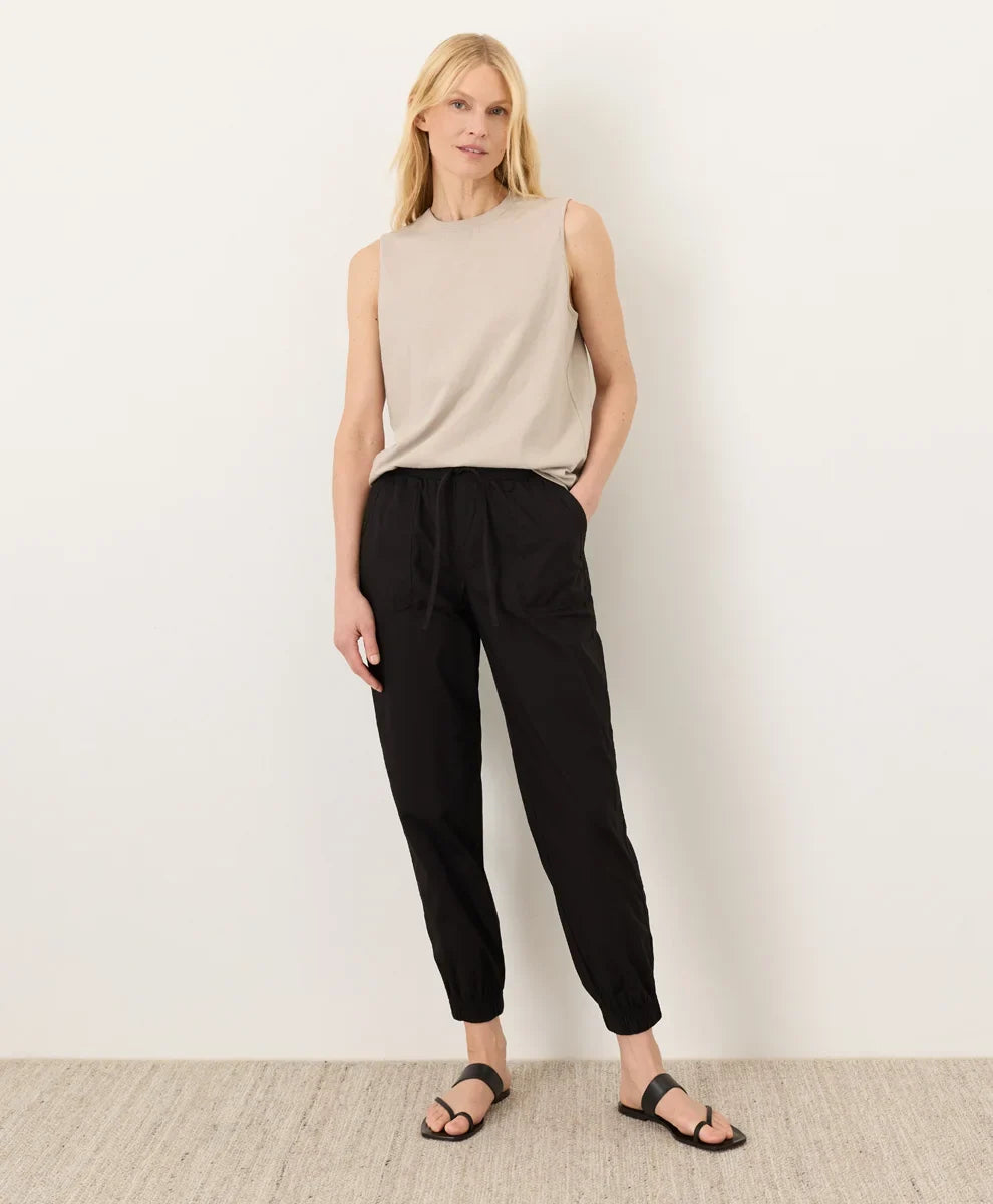clearance stretch poplin jogger