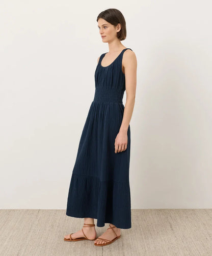 clearance coastal double gauze cami dress