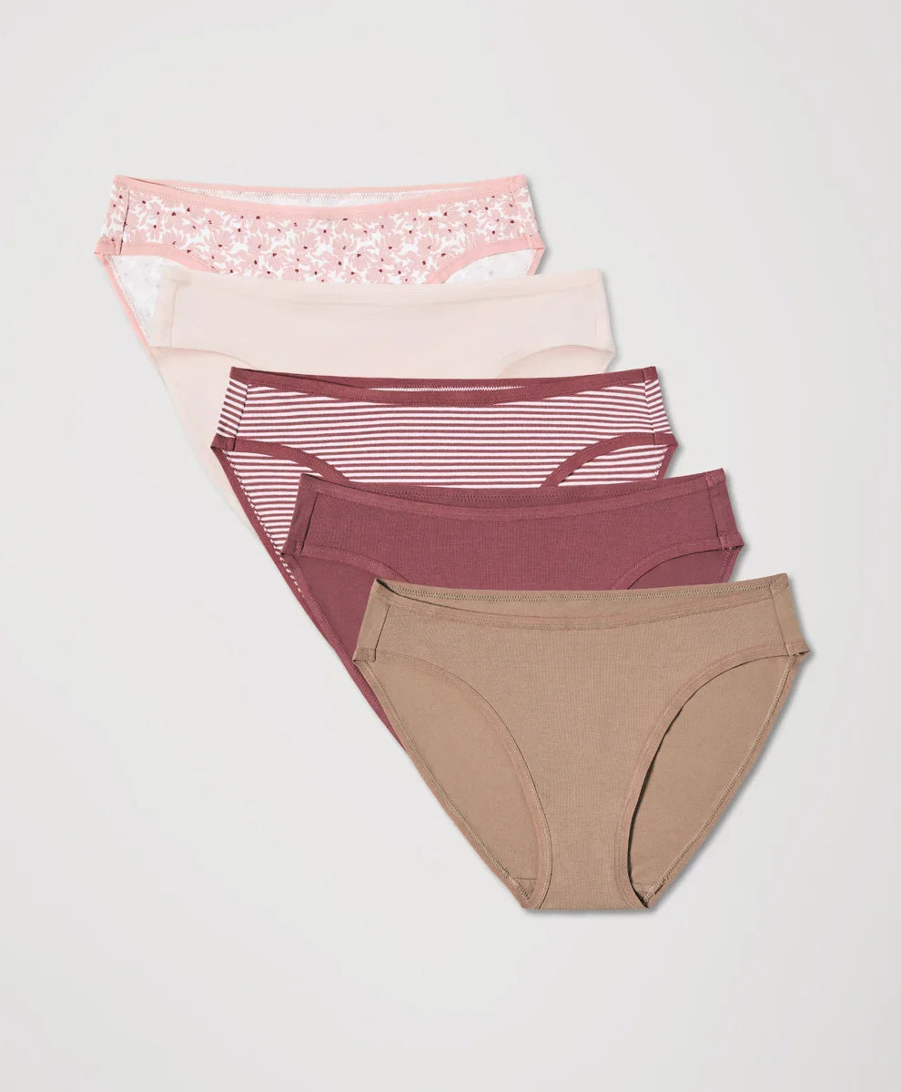 clearance everyday classic fit bikini 5-pack
