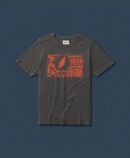 grateful dead x pact graphic tee