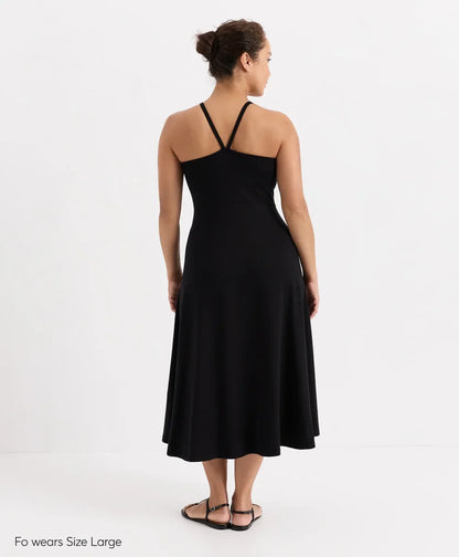fit & flare midi dress