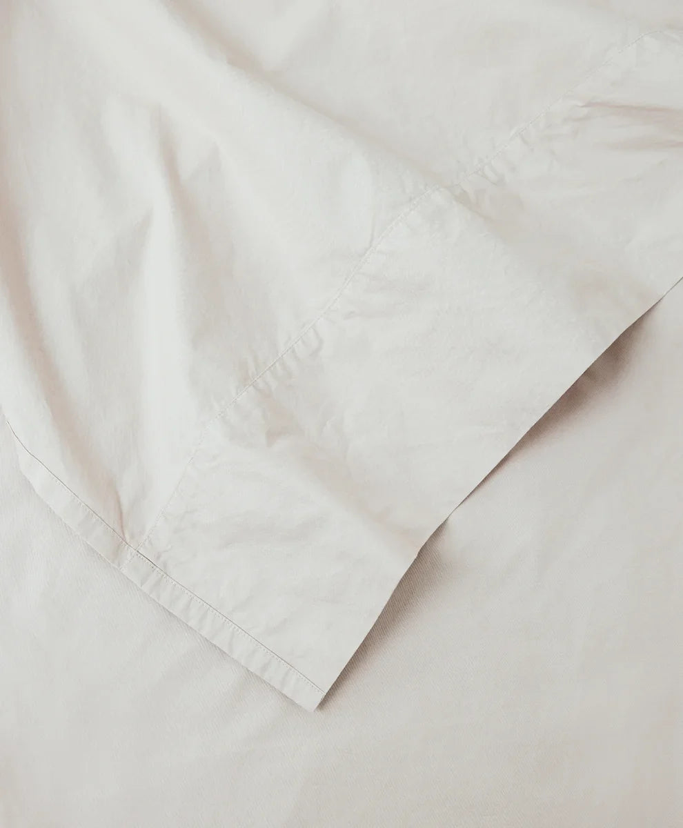 organic cool-air percale flat sheet
