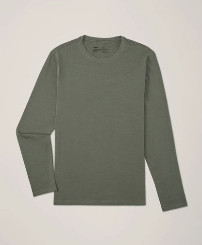 luxe essential slim long sleeve tee