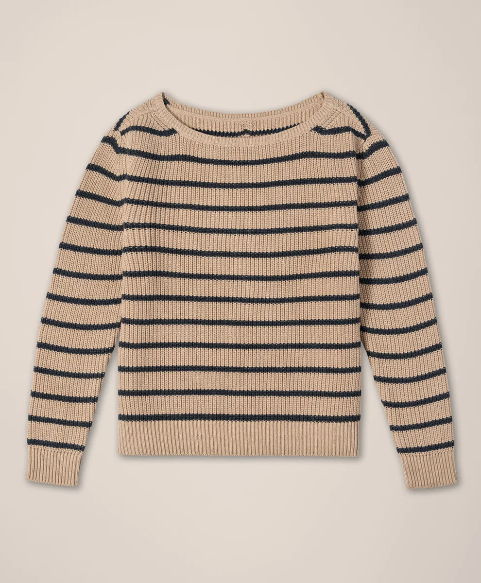 clearance luxe knit boatneck sweater