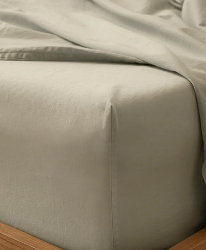 organic room service sateen fitted sheet