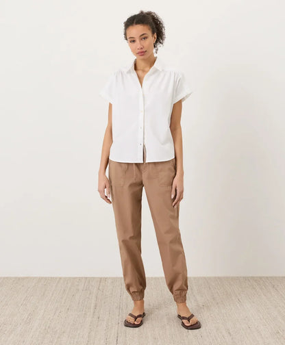 clearance stretch poplin jogger