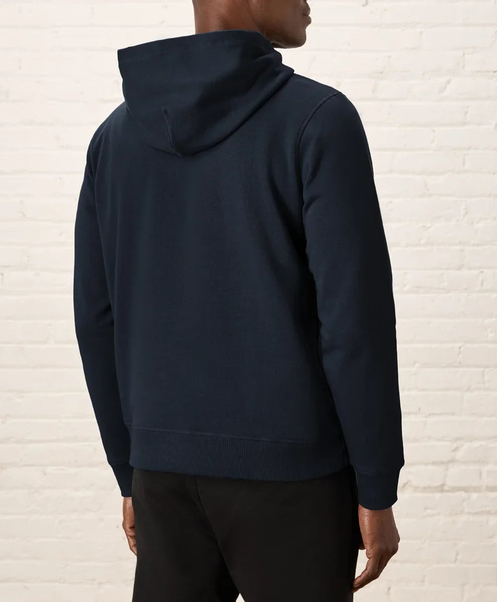brushed fleece pullover hoodie