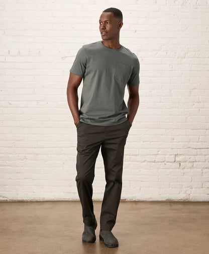softspun essential pocket crew tee