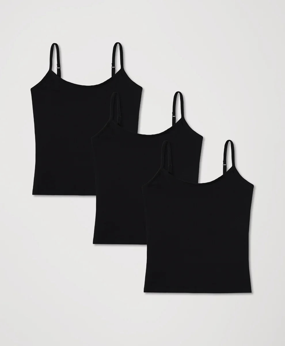 everyday shelf bra cami 3-pack