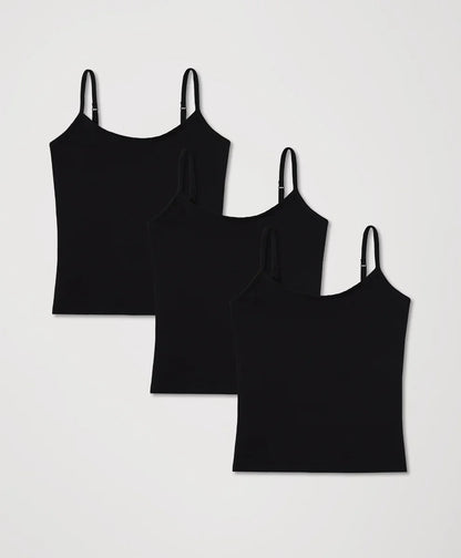 everyday shelf bra cami 3-pack