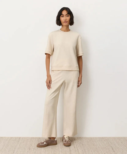 clearance airplane pintuck wide leg pant