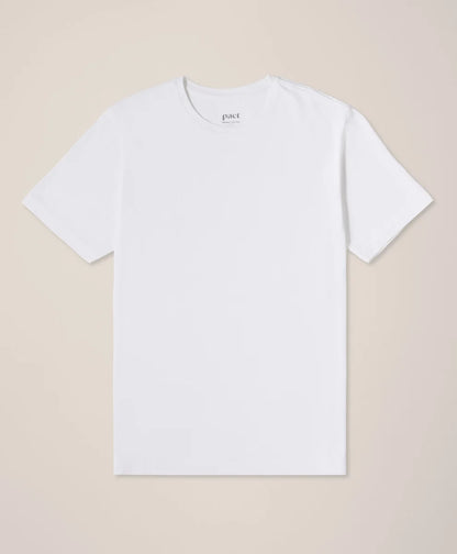 luxe essential classic fit crewneck tee